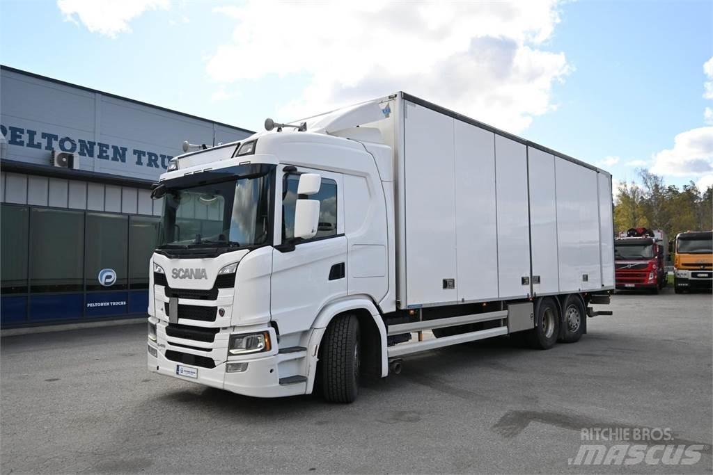 Scania G410 6X2 ボックスボディー、ウイング、箱車