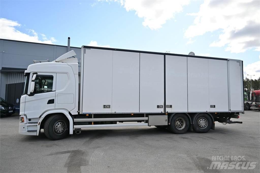 Scania G410 6X2 ボックスボディー、ウイング、箱車