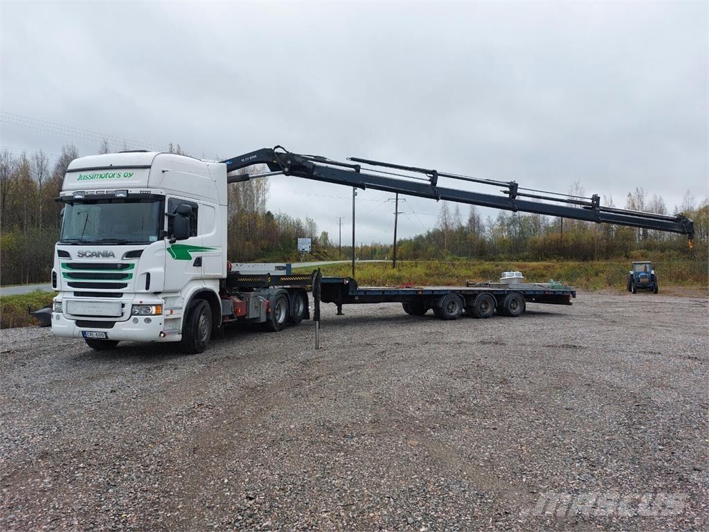 Scania r 560 クレーントラック、ユニック車