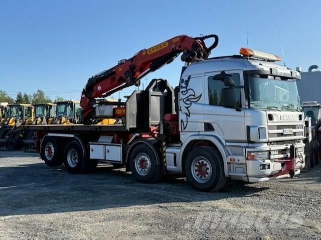 Scania R124G クレーントラック、ユニック車