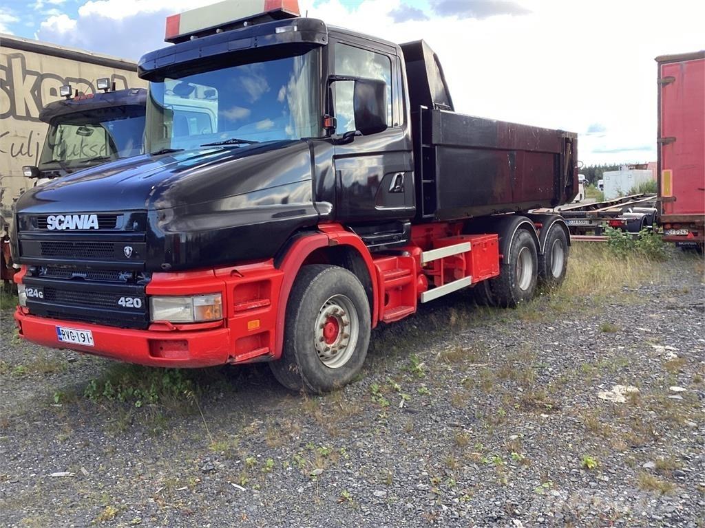 Scania T 124 ダンプ