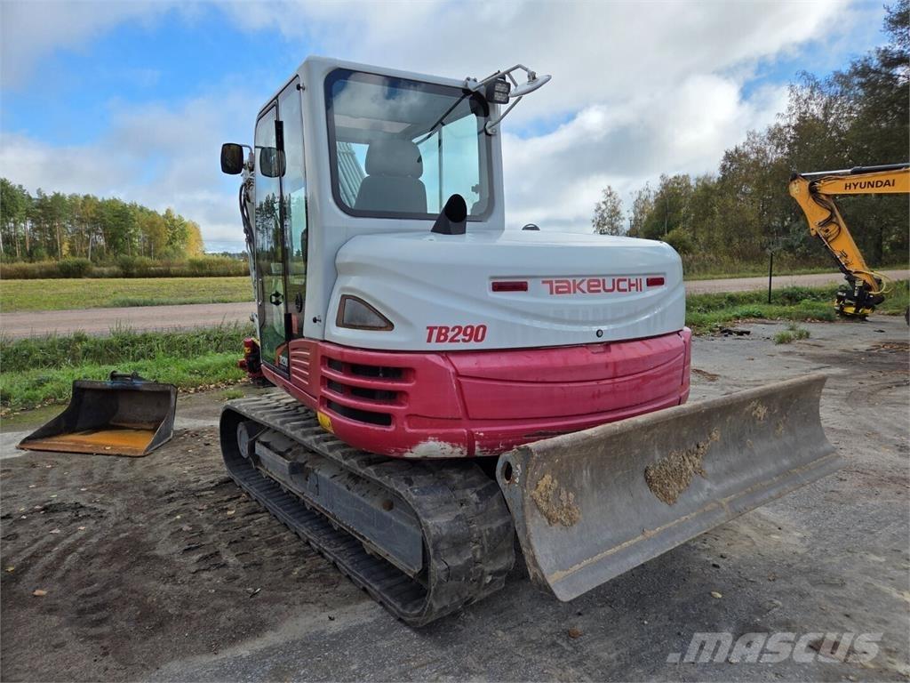 Takeuchi TB290 中型油圧ショベル 7ｔ-12ｔ（ユンボ・パワーショベル・バックホー）