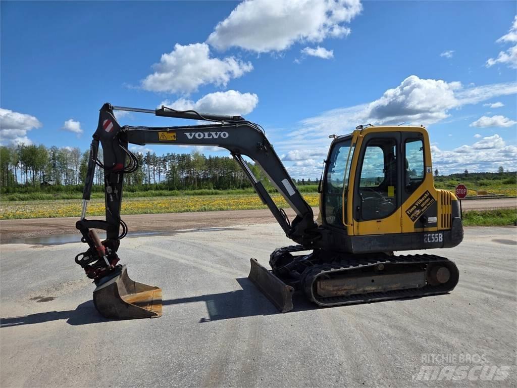 Volvo EC55B ミニ油圧ショベル 7t以下（ミニユンボ・ミニディガー）