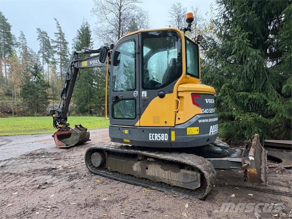 Volvo ECR 58 D ミニ油圧ショベル 7t以下（ミニユンボ・ミニディガー）
