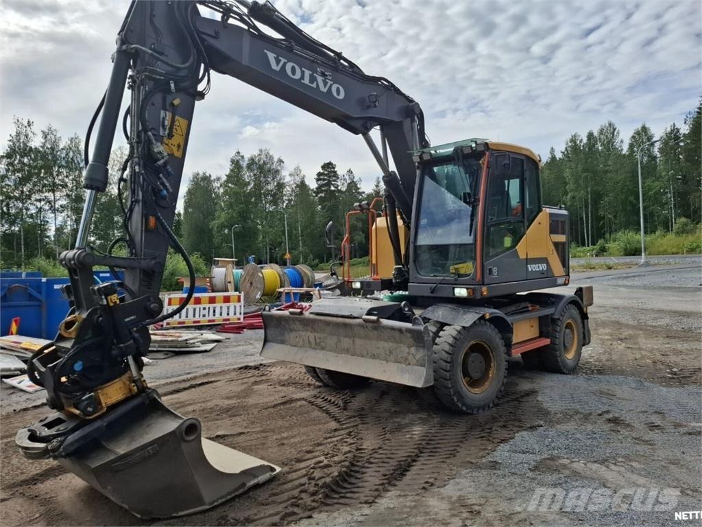 Volvo EWR 150 E ホイール式油圧ショベル（パワーショベル・ユンボ・バックホー）