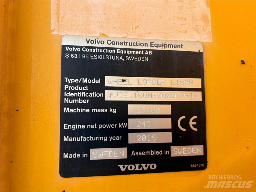 Volvo L 180 H ホイールローダー・タイヤショベル