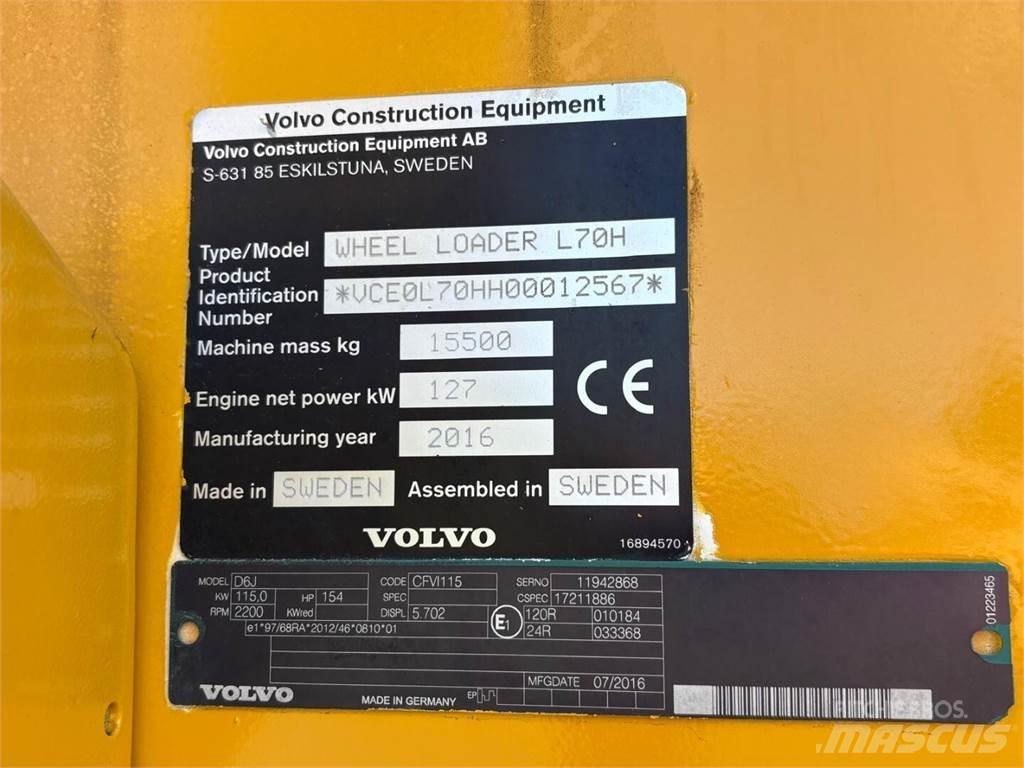 Volvo L 70 H ホイールローダー・タイヤショベル