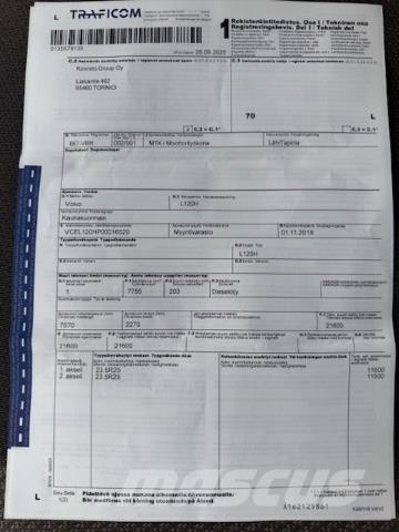 Volvo L120H ホイールローダー・タイヤショベル