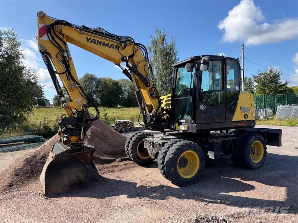 Yanmar B 95 W ホイール式油圧ショベル（パワーショベル・ユンボ・バックホー）