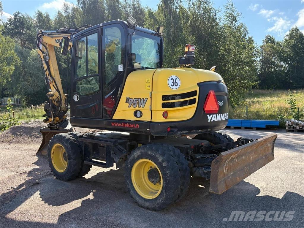 Yanmar B 95 W ホイール式油圧ショベル（パワーショベル・ユンボ・バックホー）