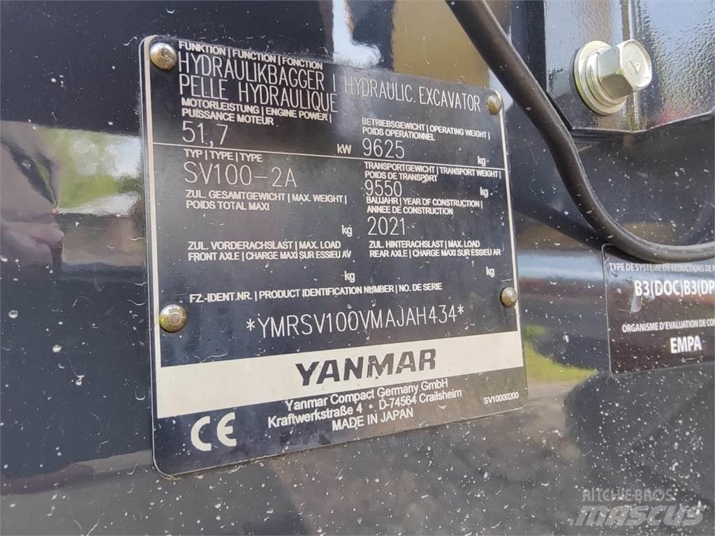 Yanmar SV100-2 中型油圧ショベル 7ｔ-12ｔ（ユンボ・パワーショベル・バックホー）