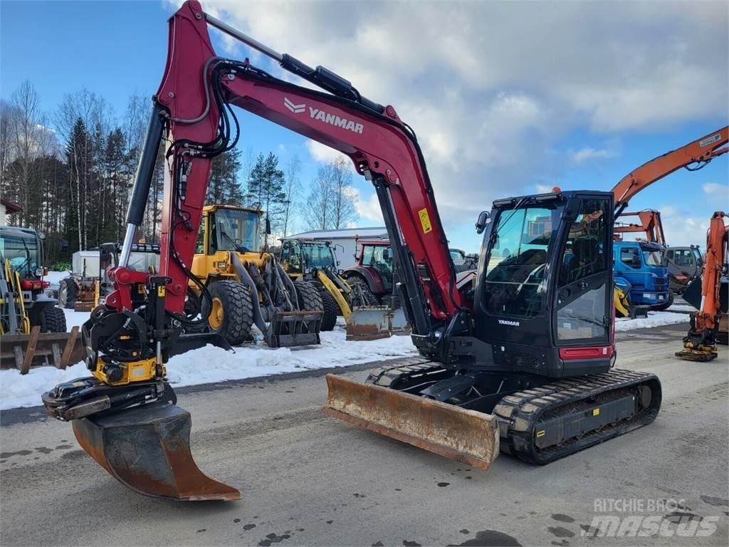 Yanmar Vio 80 中型油圧ショベル 7ｔ-12ｔ（ユンボ・パワーショベル・バックホー）
