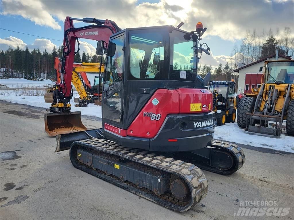 Yanmar Vio 80 中型油圧ショベル 7ｔ-12ｔ（ユンボ・パワーショベル・バックホー）