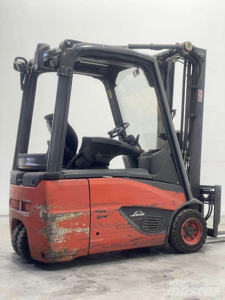 Linde E16-02-386 バッテリーフォークリフト