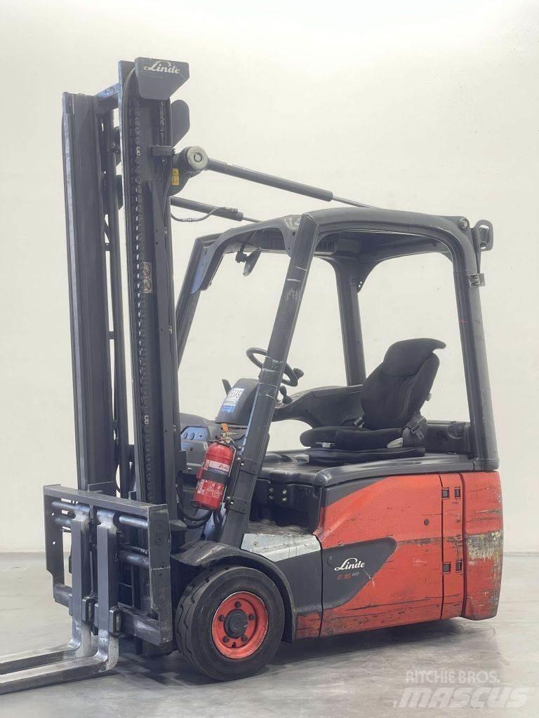 Linde E16-02-386 バッテリーフォークリフト
