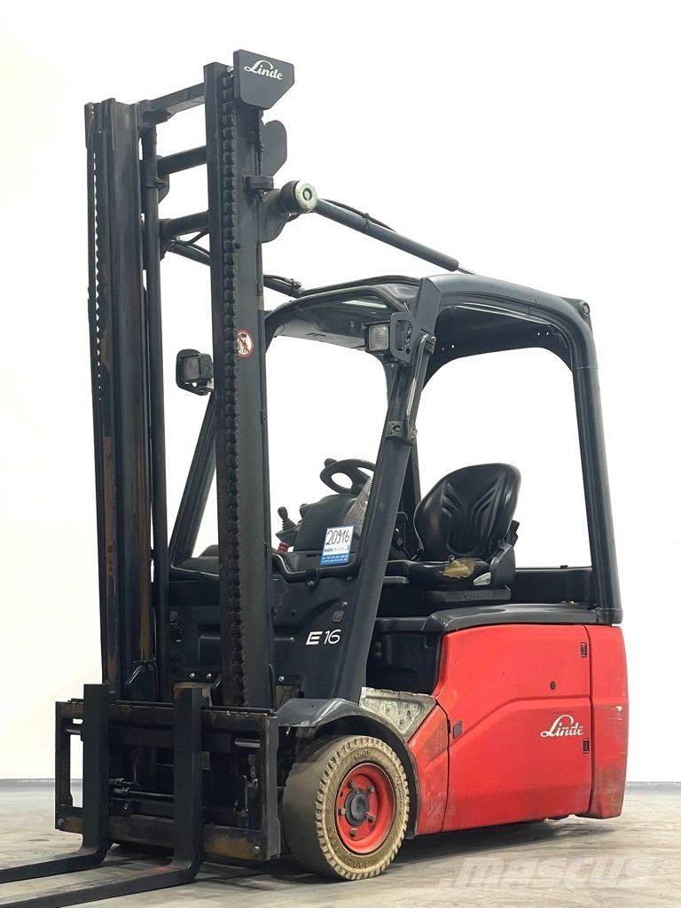 Linde E16-386 バッテリーフォークリフト