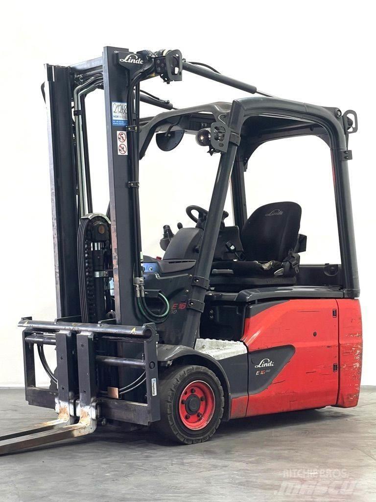 Linde E16-386-EVO バッテリーフォークリフト