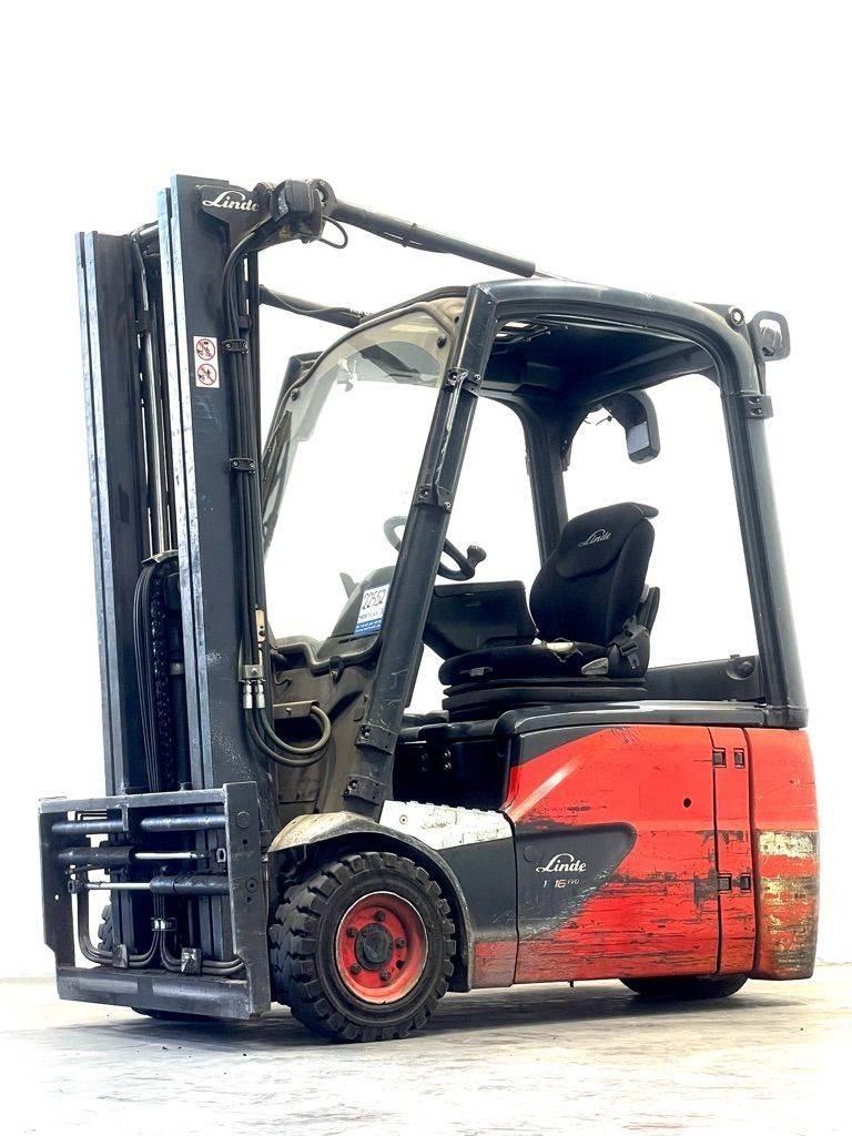Linde E16-386-EVO バッテリーフォークリフト
