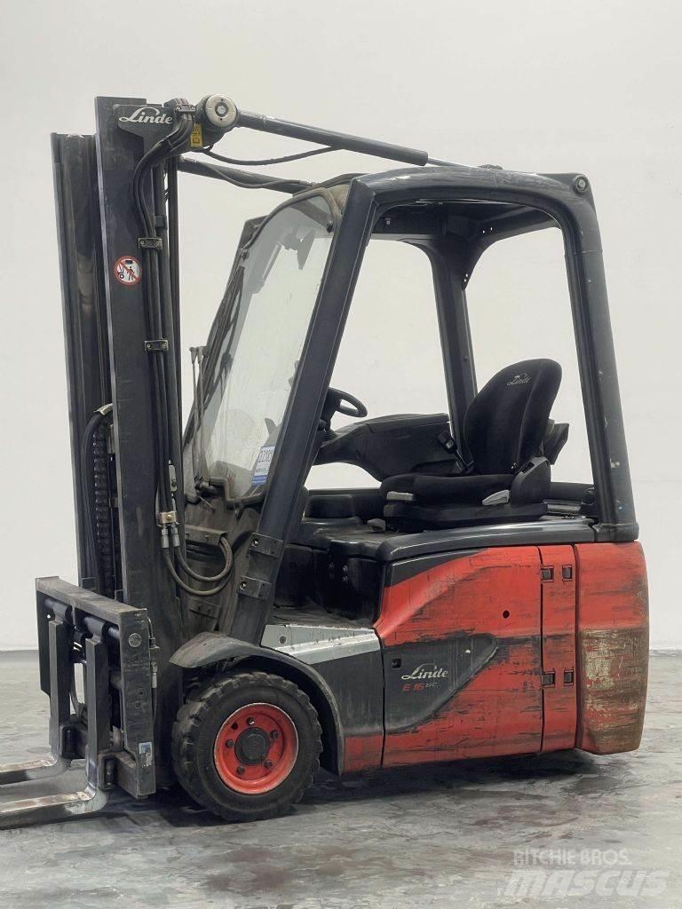 Linde E16C-02-386 バッテリーフォークリフト