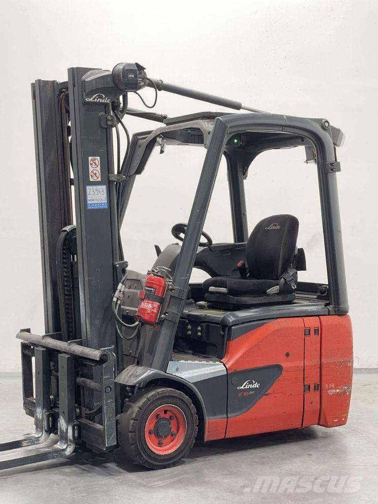 Linde E16C-02-386 バッテリーフォークリフト