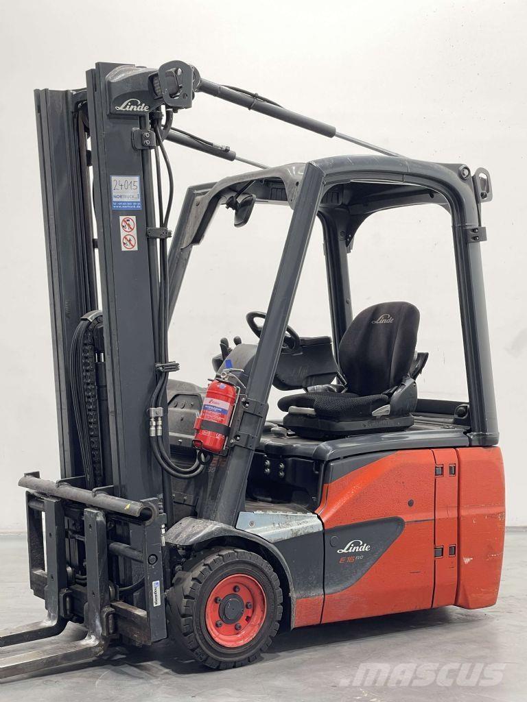 Linde E16C-02-386 バッテリーフォークリフト