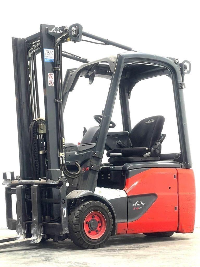 Linde E16C-386-EVO バッテリーフォークリフト