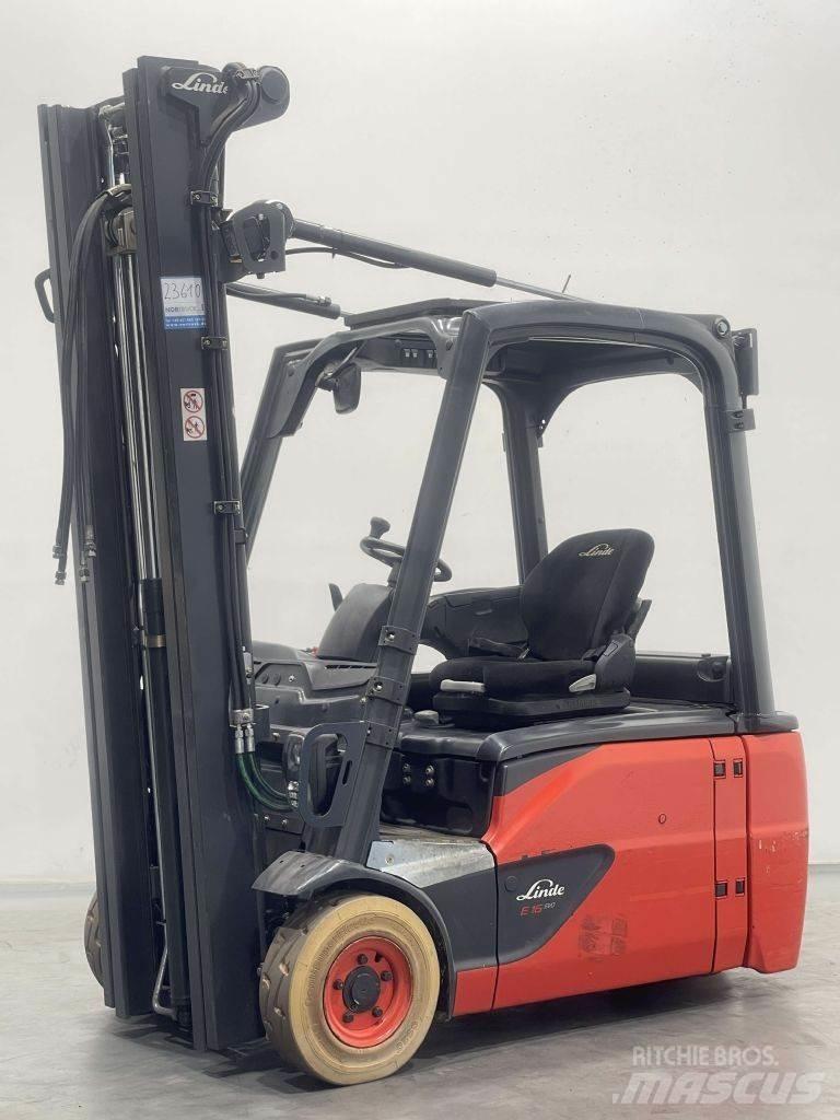 Linde E16L-02-386 バッテリーフォークリフト