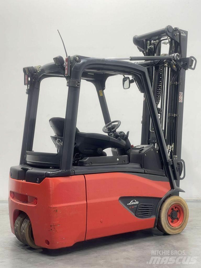 Linde E16L-02-386 バッテリーフォークリフト