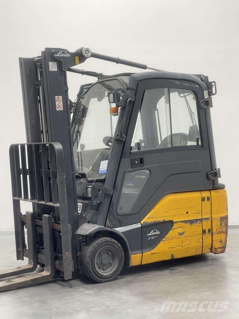 Linde E16L-02-386 バッテリーフォークリフト