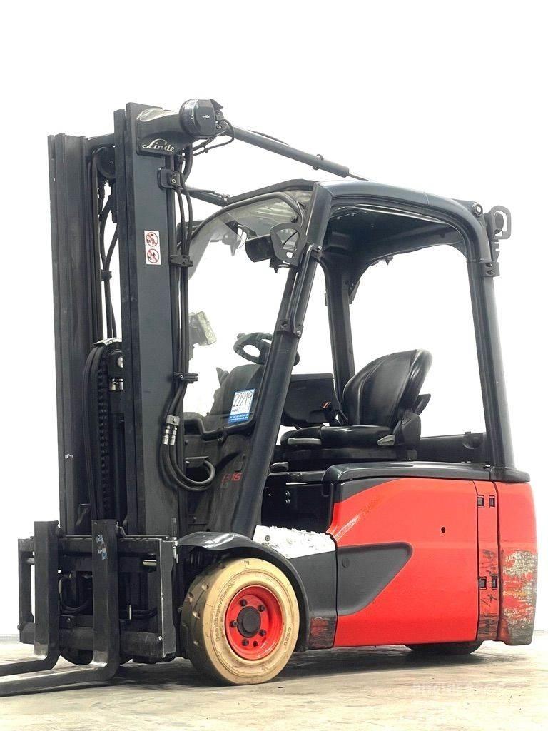 Linde E16L-386-EVO バッテリーフォークリフト