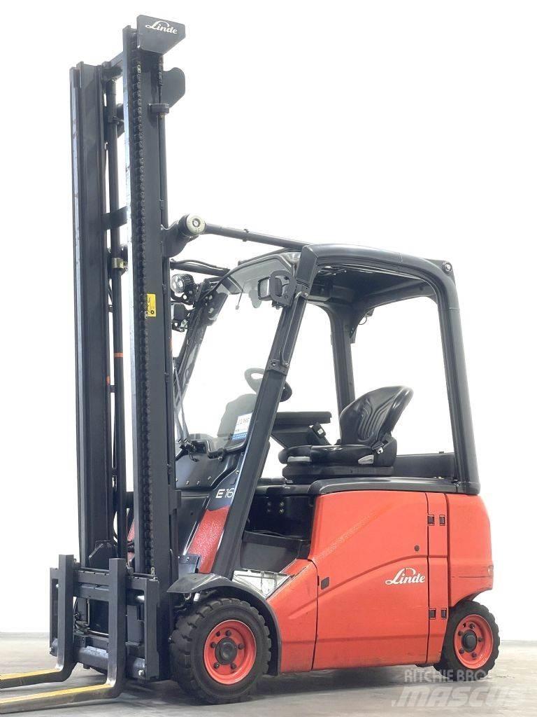 Linde E16PH-01 バッテリーフォークリフト