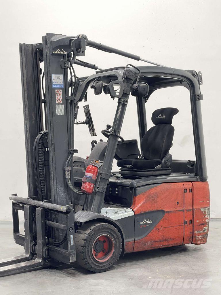 Linde E18-02-386 バッテリーフォークリフト