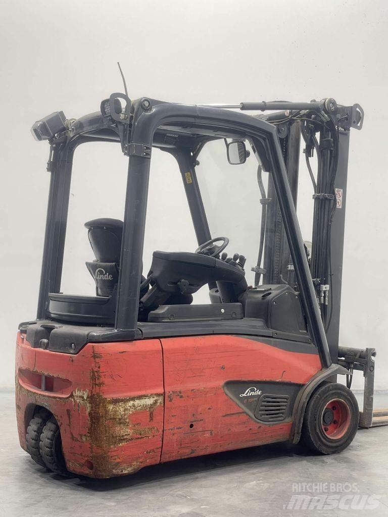 Linde E18L-02-386 バッテリーフォークリフト