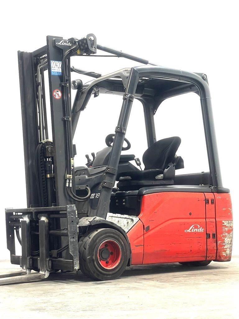 Linde E18L-386 バッテリーフォークリフト