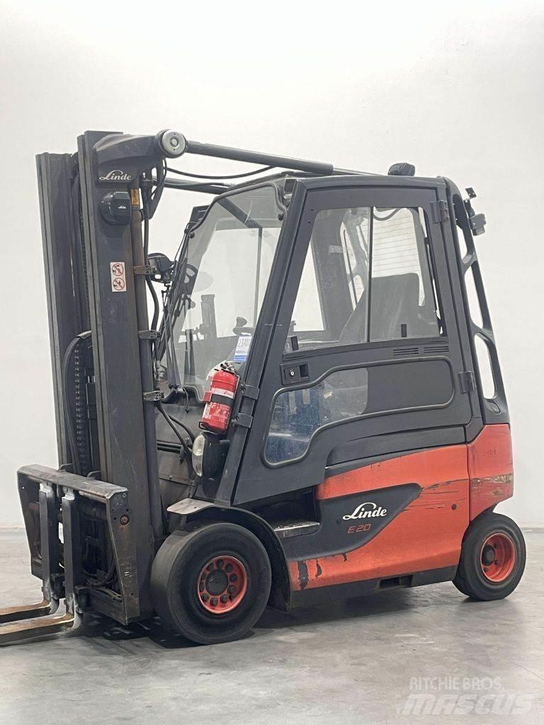 Linde E20-01-387 バッテリーフォークリフト