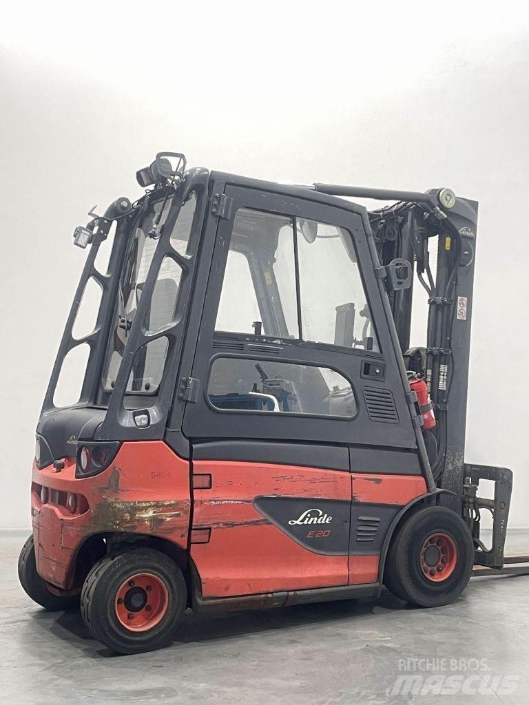 Linde E20-01-387 バッテリーフォークリフト