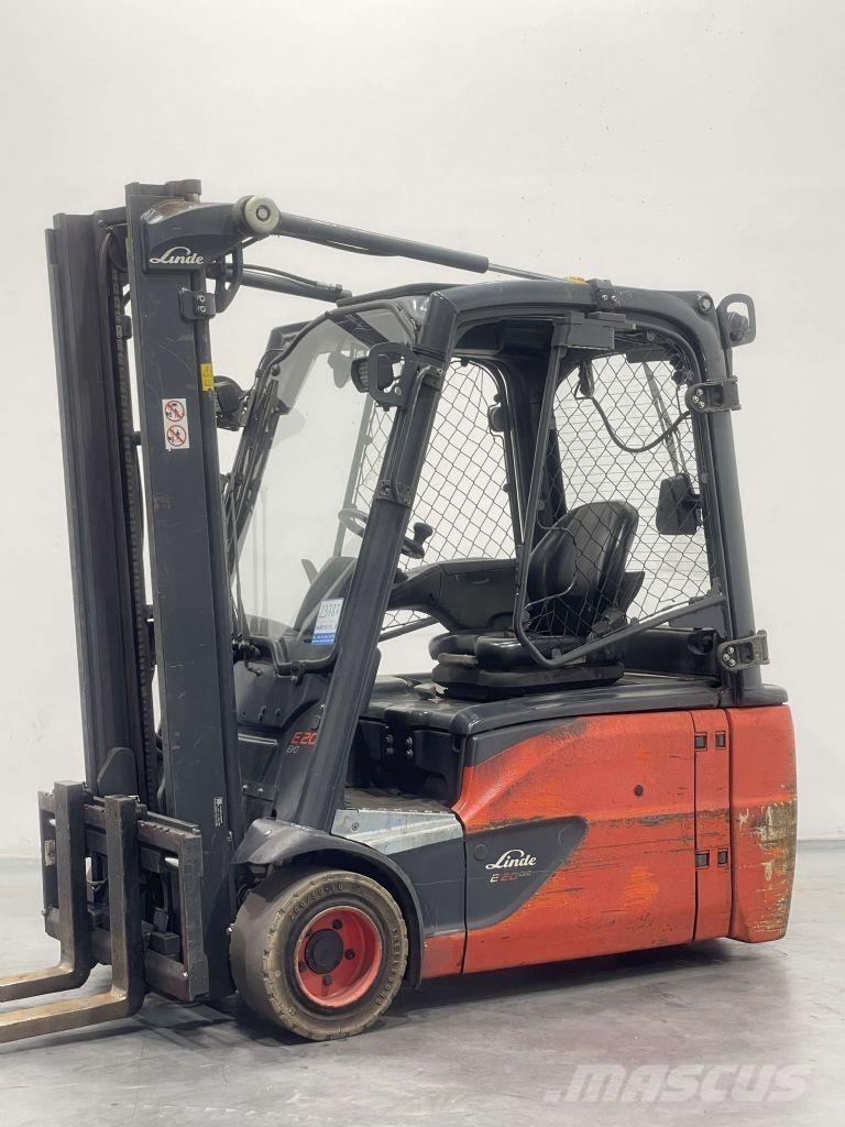 Linde E20L-02-386 バッテリーフォークリフト