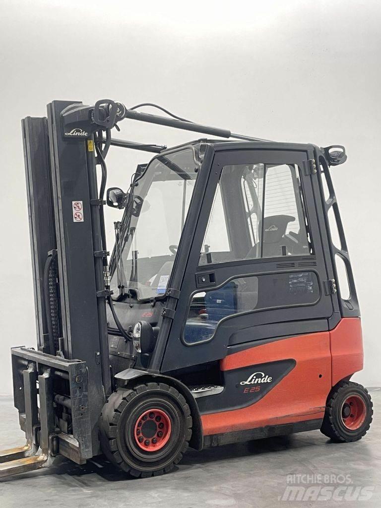 Linde E25-01-387 バッテリーフォークリフト