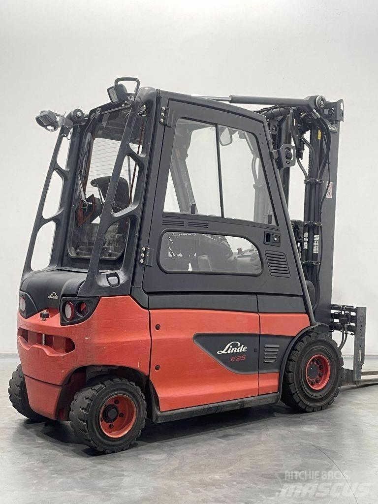 Linde E25-01-387 バッテリーフォークリフト