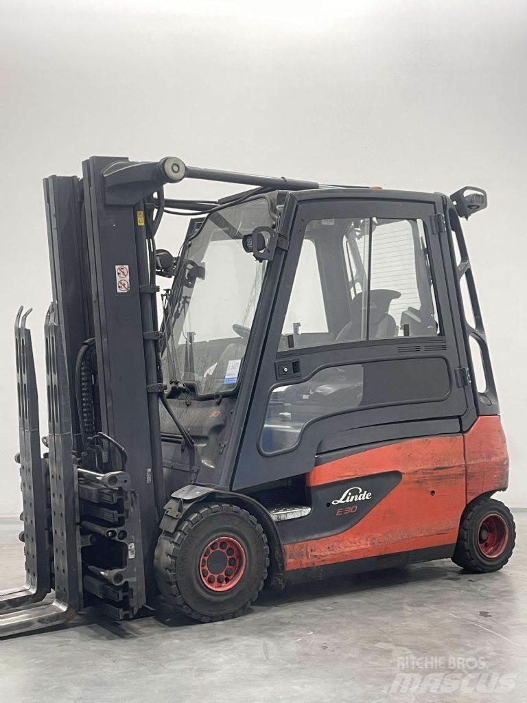 Linde E30L-01-387 バッテリーフォークリフト
