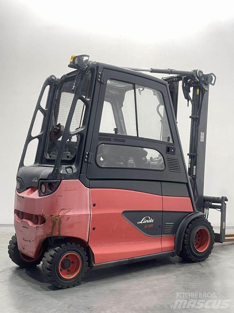Linde E35HL-01-387 バッテリーフォークリフト