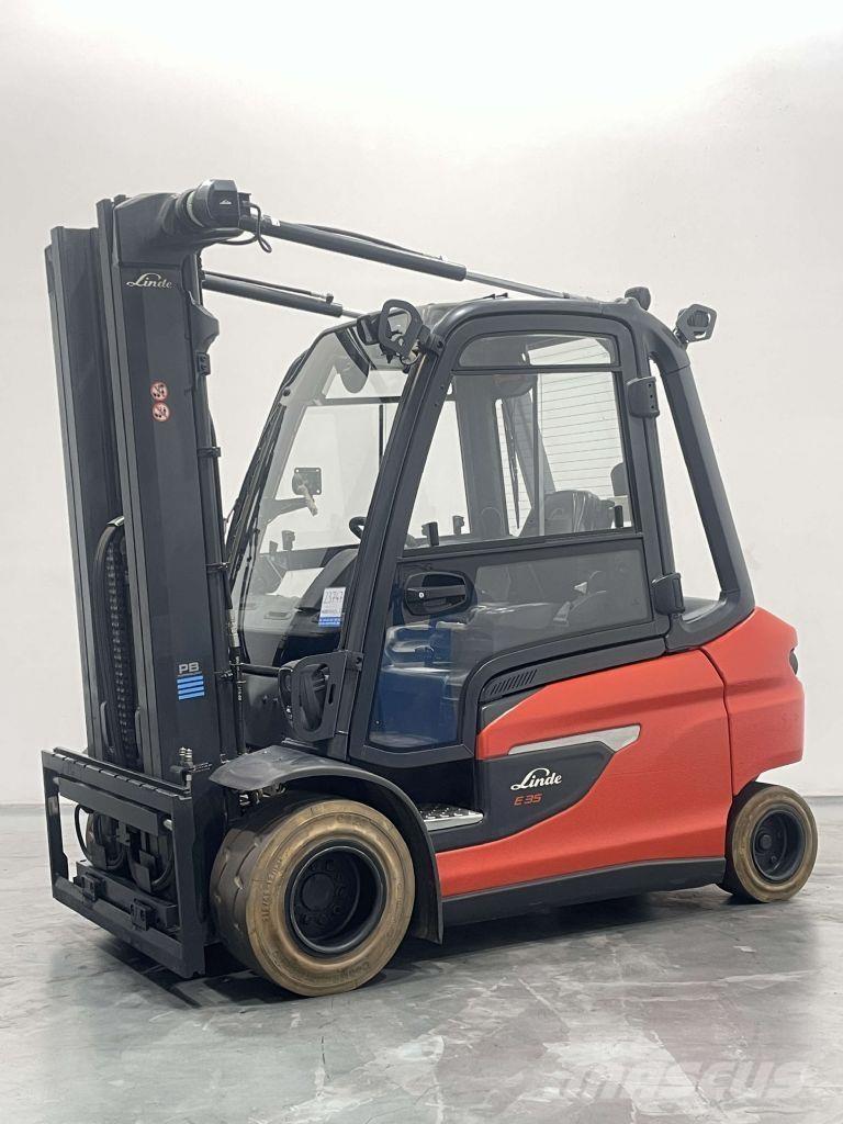 Linde E35L-01-1252 バッテリーフォークリフト