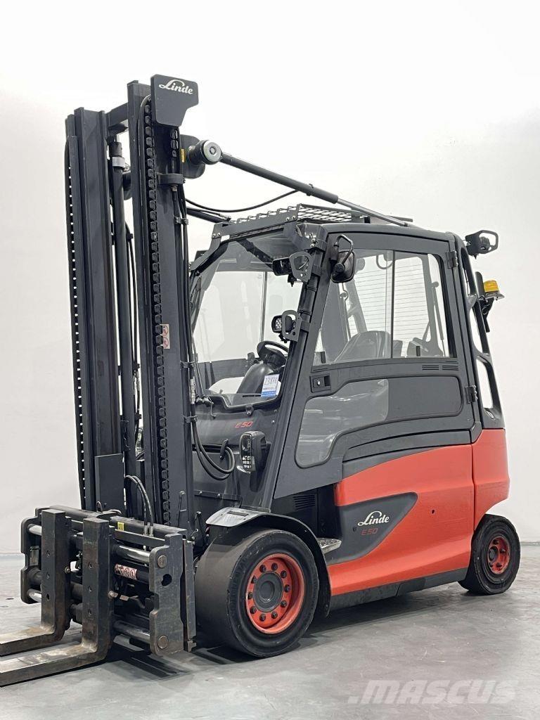 Linde E50HL-01-388 バッテリーフォークリフト