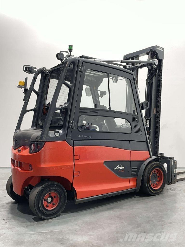 Linde E50HL-01-388 バッテリーフォークリフト