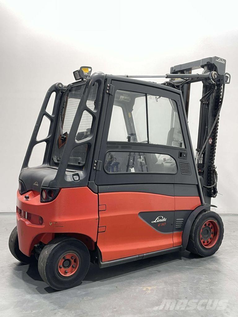 Linde E50HL-01-388 バッテリーフォークリフト