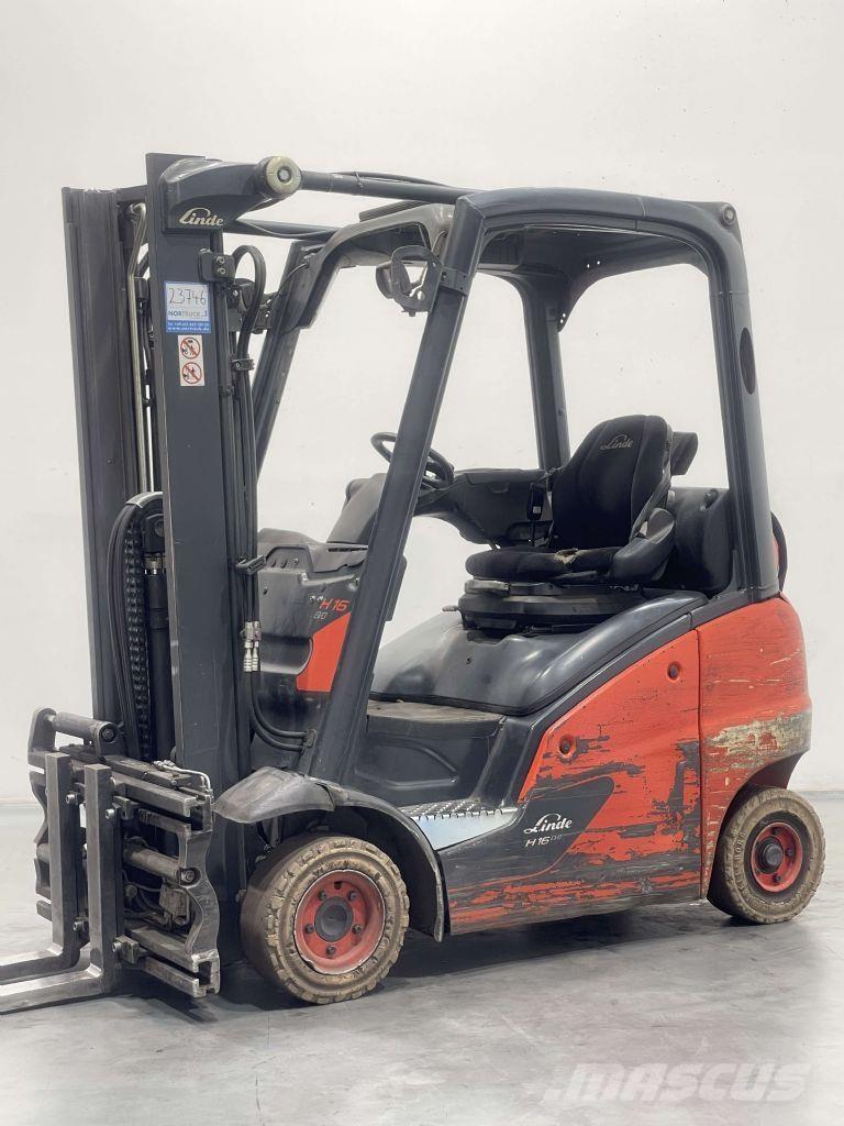 Linde H16T-01-391 LPGフォークリフト