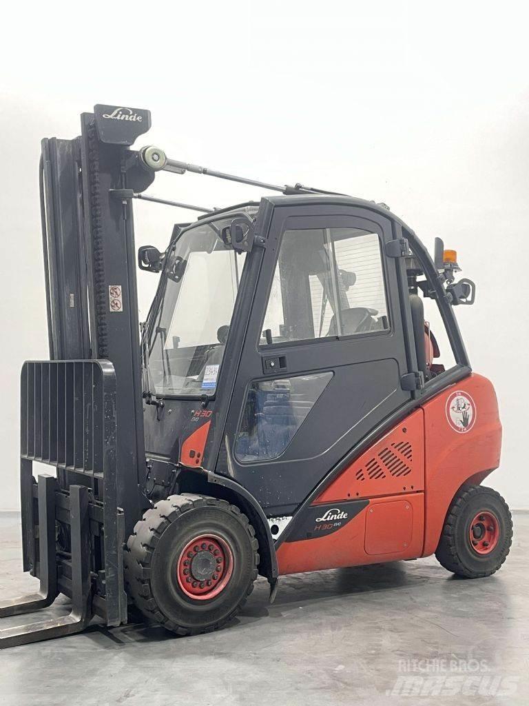 Linde H30T-02-393 LPGフォークリフト