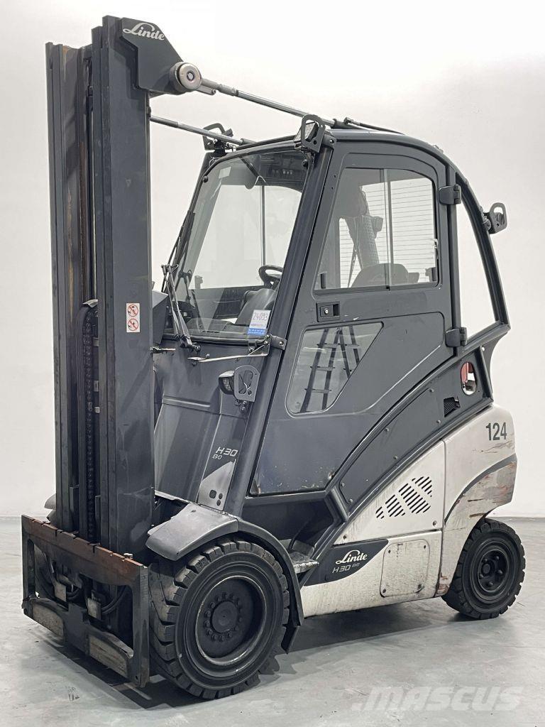 Linde H30T-02-393 LPGフォークリフト