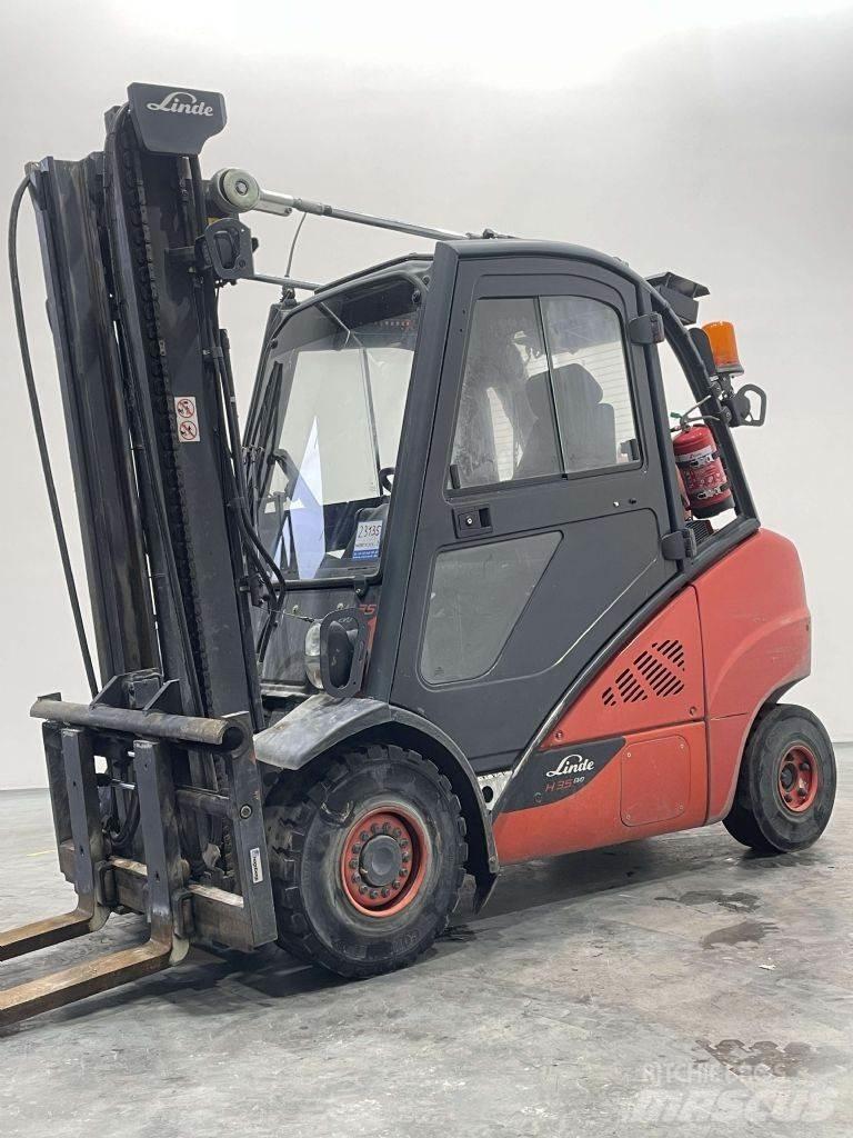 Linde H35T-02-393 LPGフォークリフト