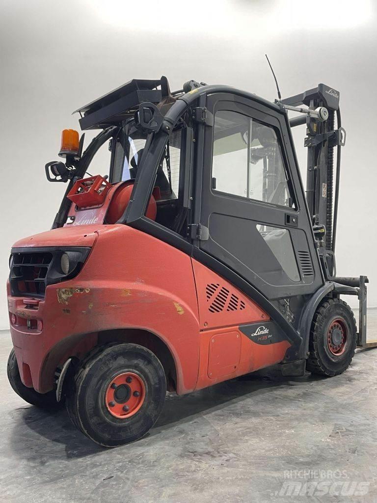 Linde H35T-02-393 LPGフォークリフト